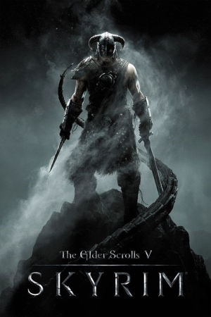 elder scrolls v skyrim clean cover art